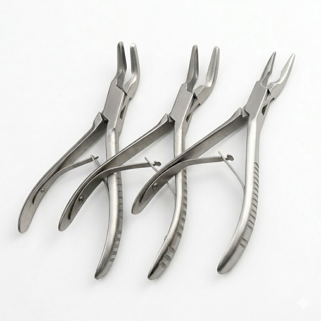 3 Bone Rongeurs Blumenthal 30, 45 & 90 Degree Angle Tips 6″