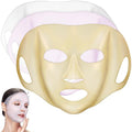 Didiseaon 3Pcs Reusable Silicone Face Mask Covers Set - Soft Non-Slip Skin Care Mask Cover For Sheet Essence Locking And Enhanced Absorption