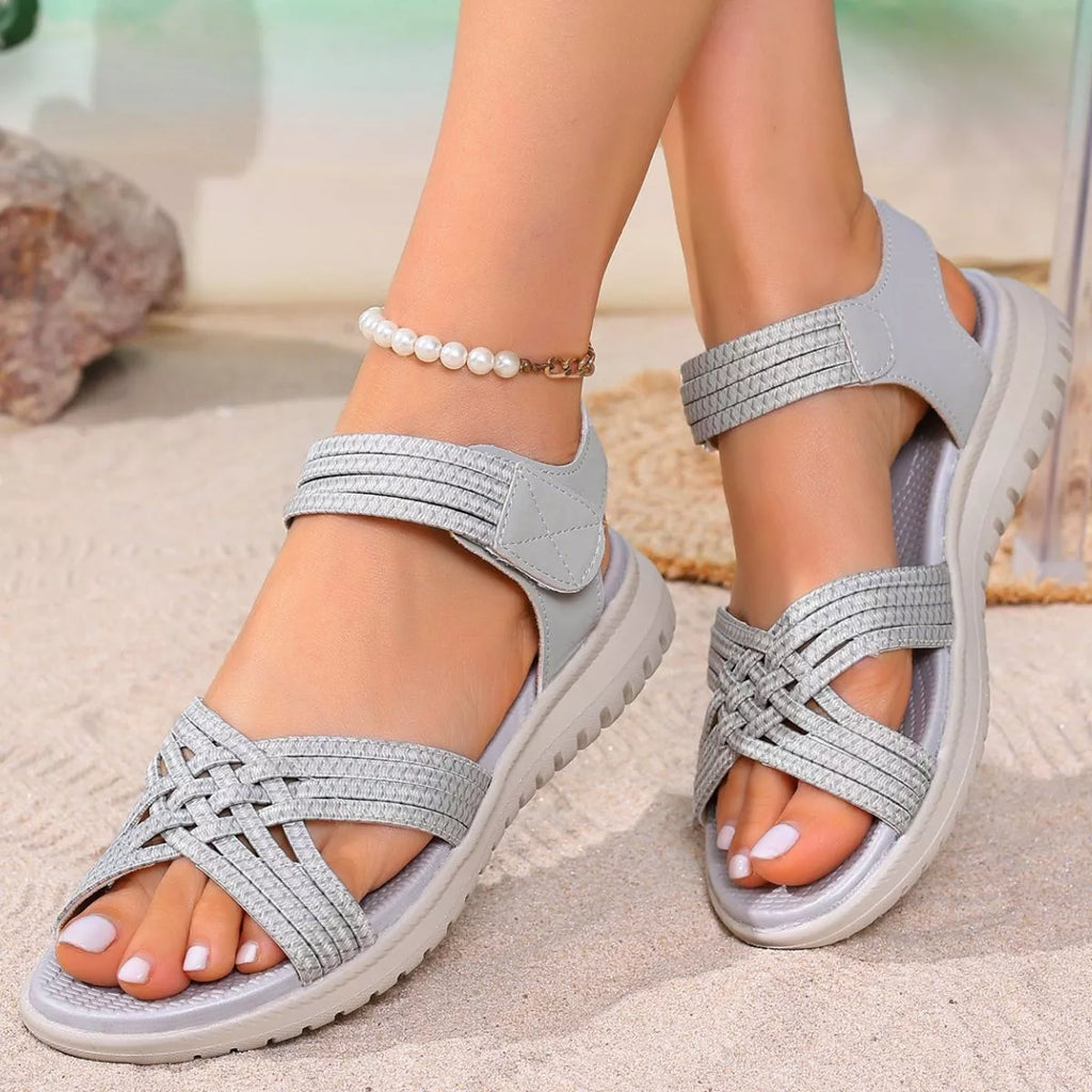 Woven Open Toe Sandals