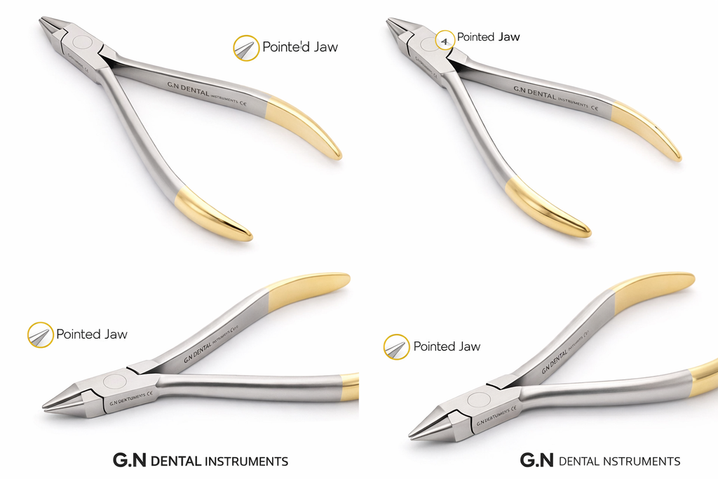 TC Bird Beak Orthodontic Plier – Tungsten Carbide Tips | G.N Dental Instruments