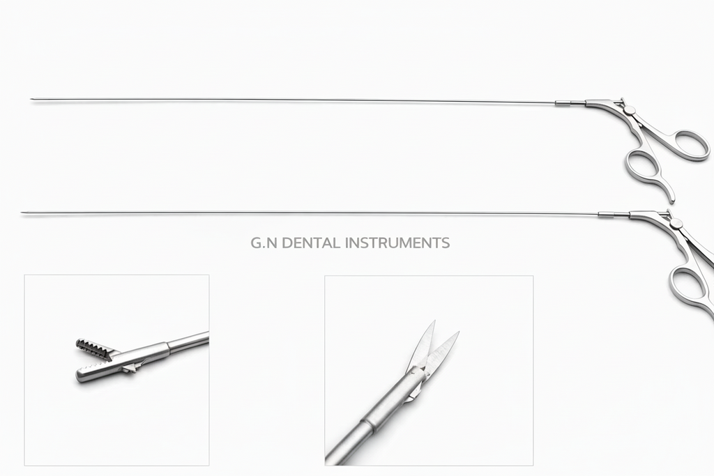 Hysteroscopy Urology Biopsy and Grasping Forceps & Scissor 7Fr 18" 2pcs