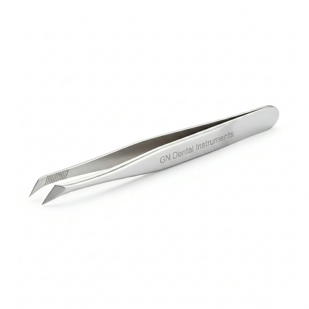 Tweezerman Stainless Steel Slant Tweezer – Precision Eyebrow Tool