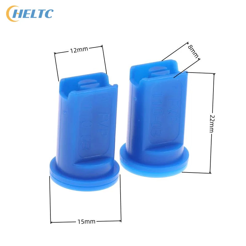 10Pcs Garden Weed Plastic Orchard Garden Weed Plastic Agriculture Biocide Spray Boom Jet Nozzle Tip Flat Fan Shape TPU Angle110