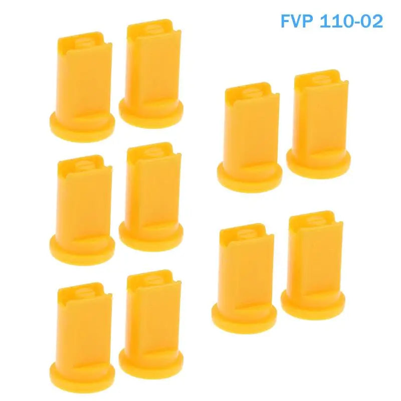 10Pcs Garden Weed Plastic Orchard Garden Weed Plastic Agriculture Biocide Spray Boom Jet Nozzle Tip Flat Fan Shape TPU Angle110