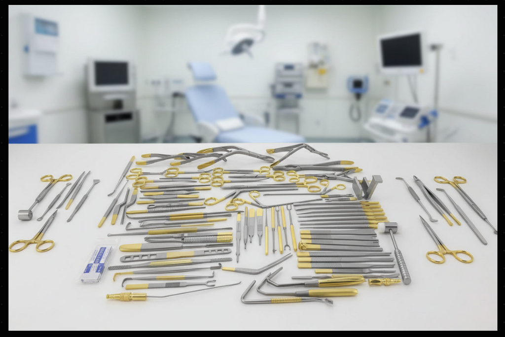 Rhinoplasty Instrument Set | Complete Nose Surgery Kit | Stainless Steel | G.N Surgical