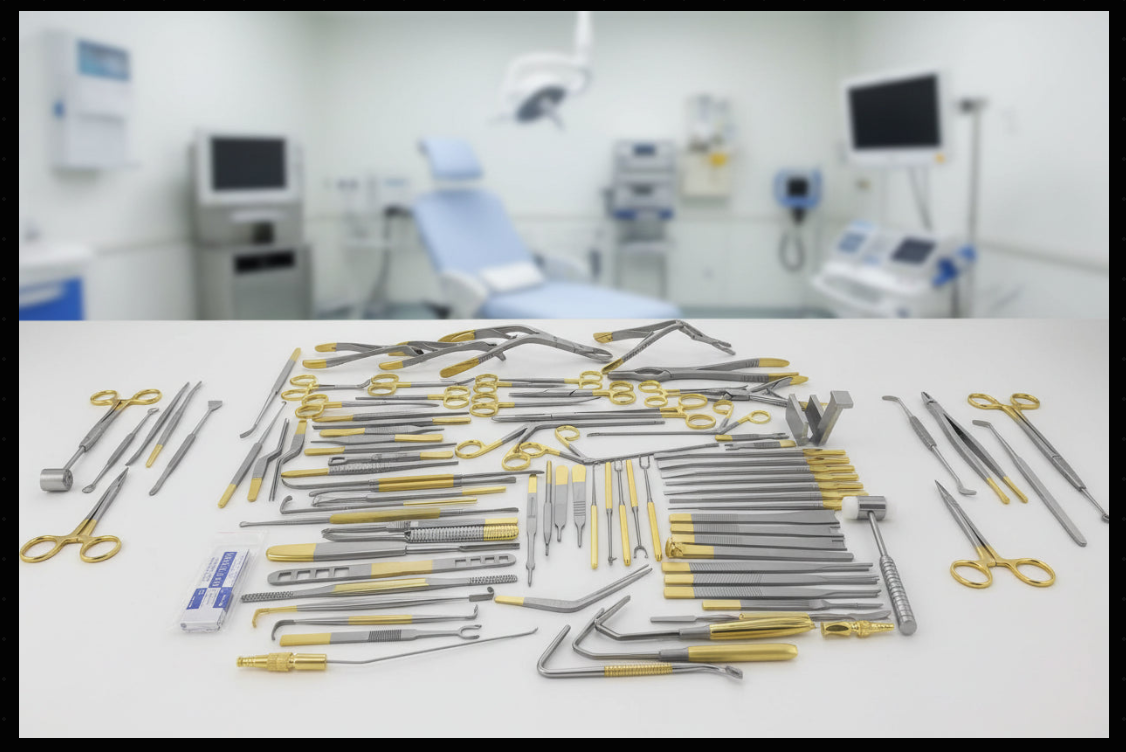 Rhinoplasty Instrument Set | Complete Nose Surgery Kit | Stainless Steel | G.N Surgical