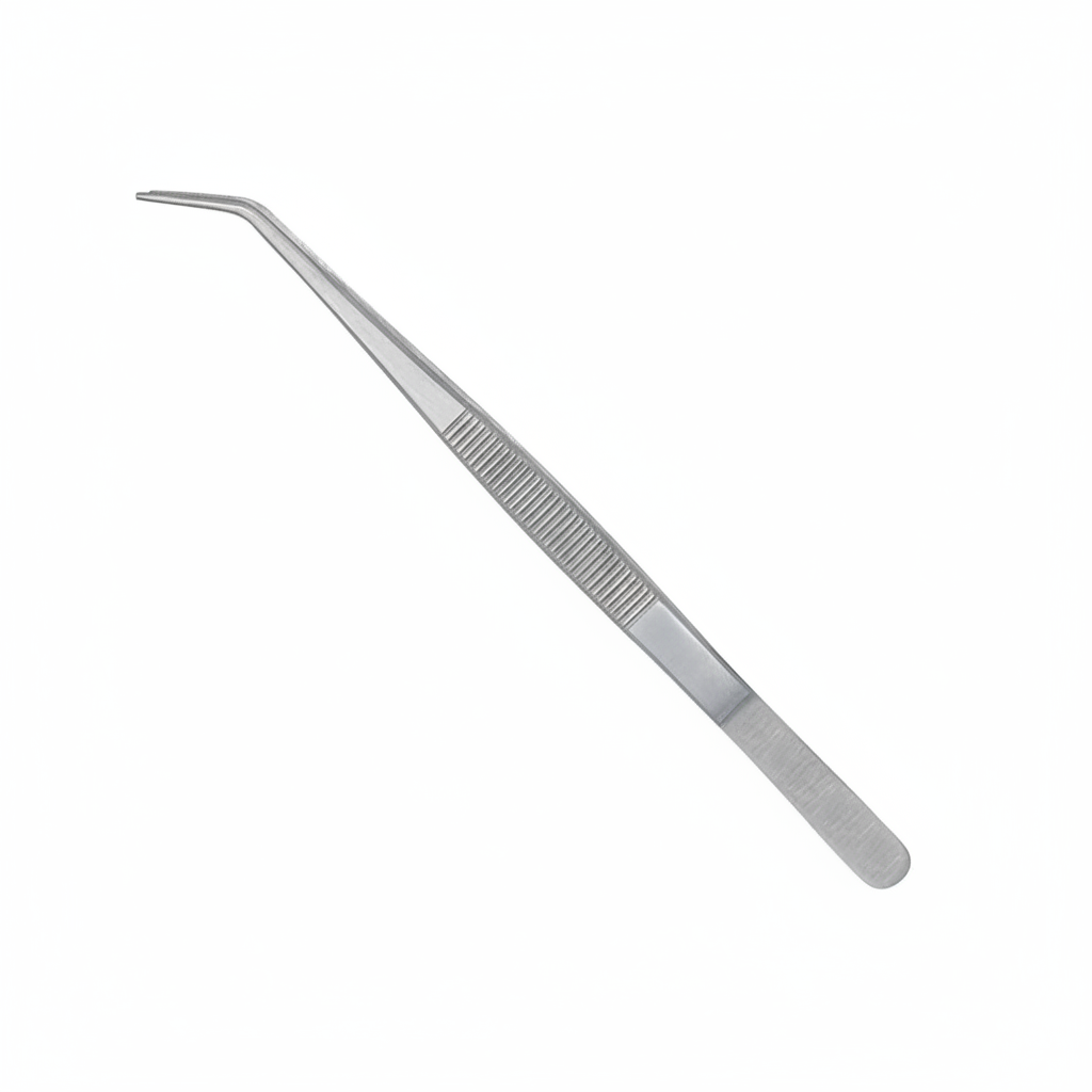 Dental London College Dressing Pliers – Curved Tissue Forceps