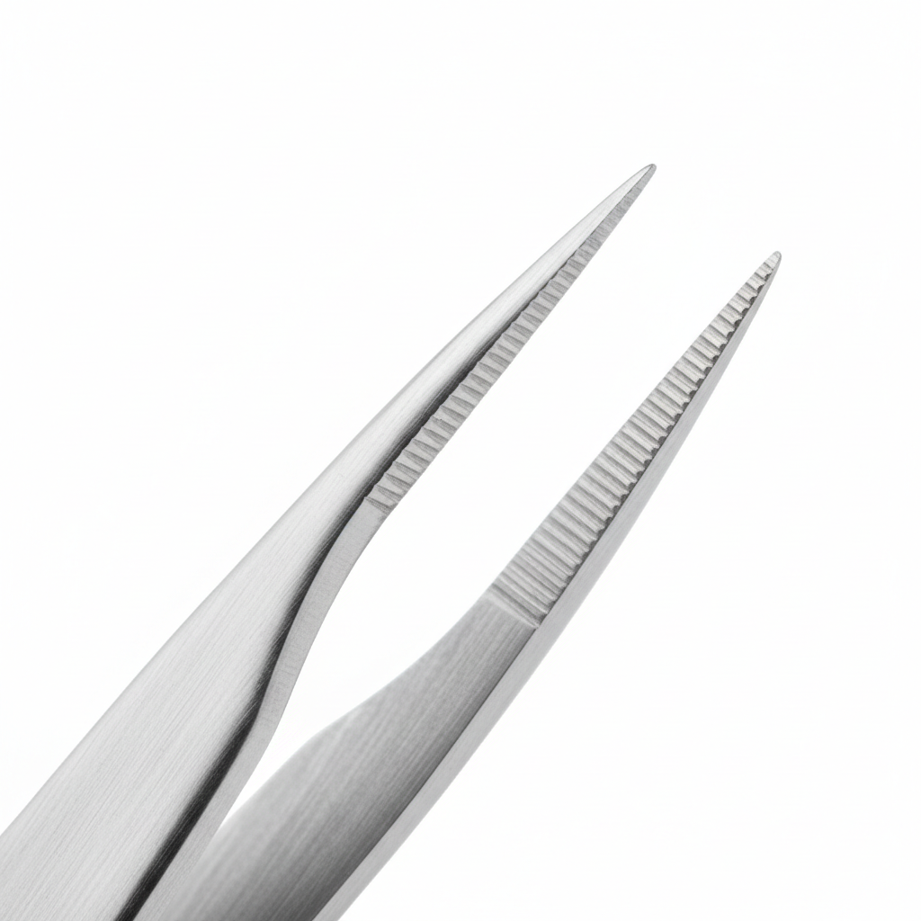 Tweezerman Stainless Steel Slant Tweezer – Precision Eyebrow Tool