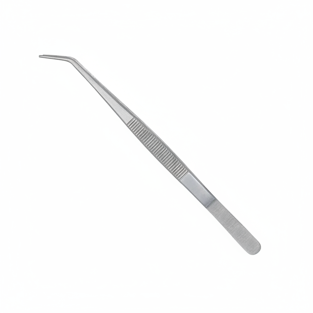 Dental London College Dressing Pliers – Curved Tissue Forceps