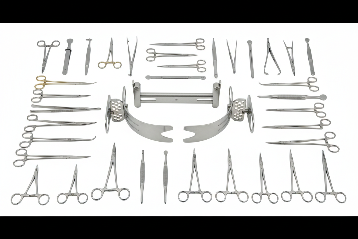 Laparotomy Set – 197-Piece Premium Surgical Instruments Kit | Hospital & OR Grade