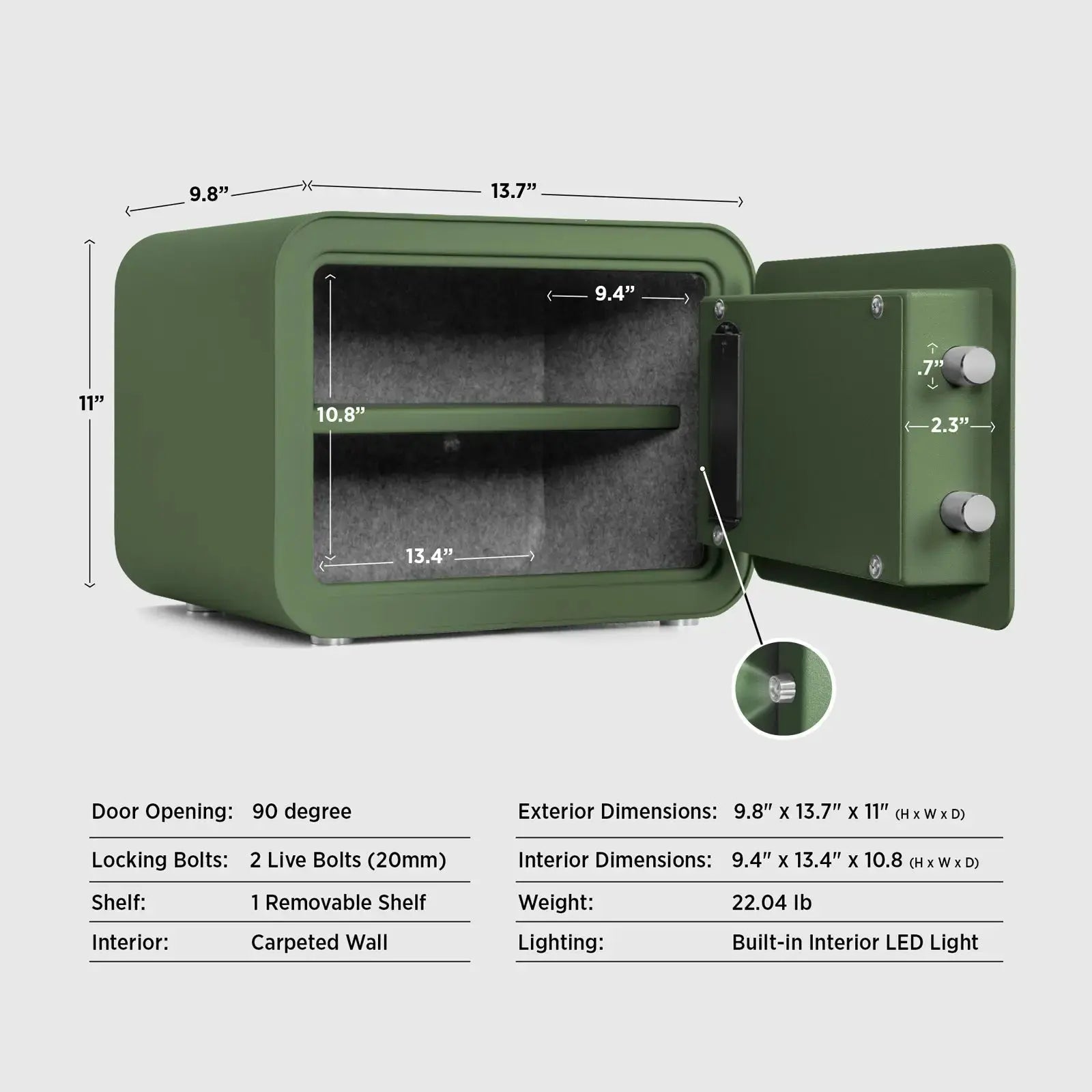 Millitari QT25 Compact Safe – Secure, Stylish, and Built to Last - Stacy’s Love