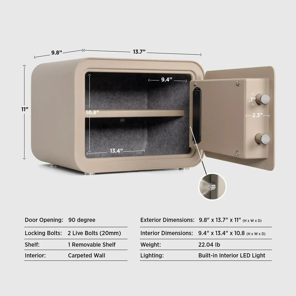 Millitari QT25 Compact Safe – Secure, Stylish, and Built to Last - Stacy’s Love