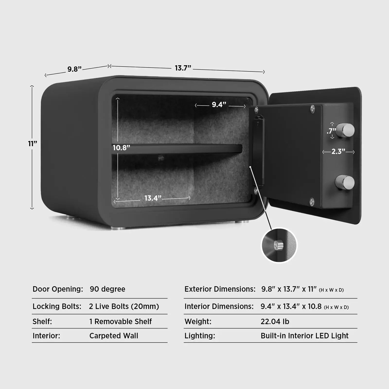 Millitari QT25 Compact Safe – Secure, Stylish, and Built to Last - Stacy’s Love