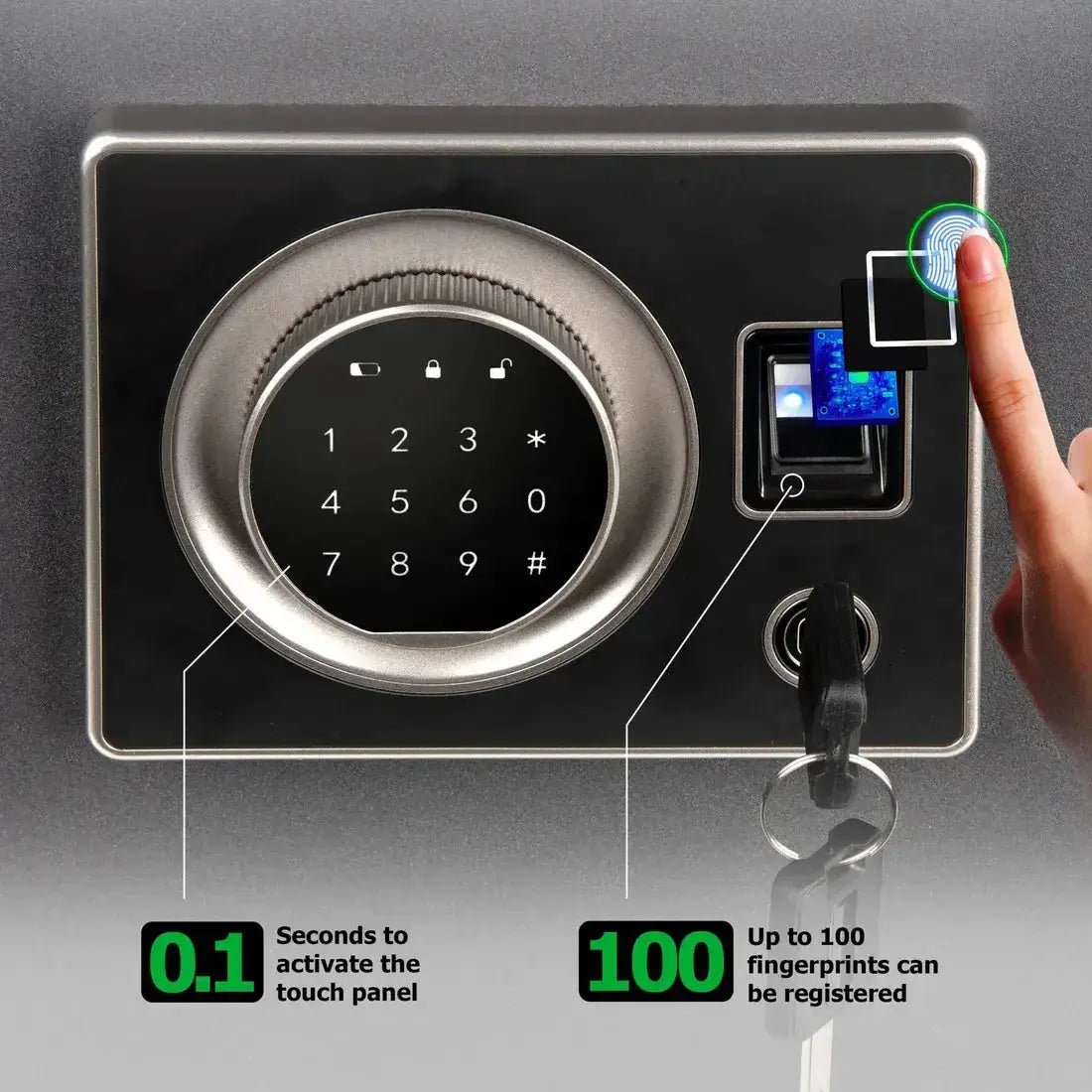 SmoothEdge Fingerprint Safe - Stacy’s Love
