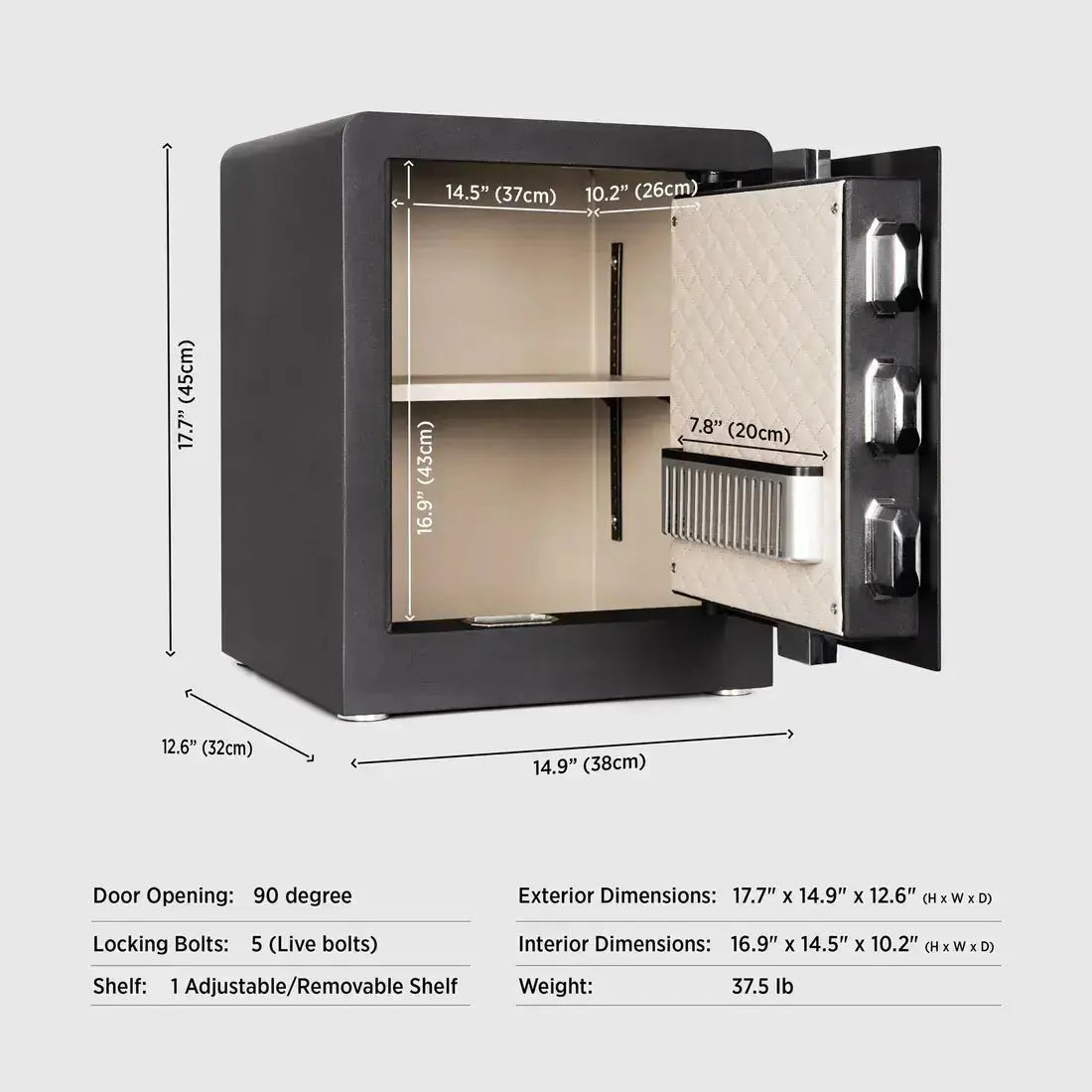 SmoothEdge Fingerprint Safe - Stacy’s Love